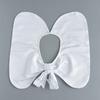 Girls Bowknots Lapel Fake Collar Shawl for Women's Shoulder Wraps White Shawl Sweater Wrap Detachable False Collar