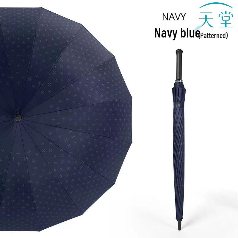 Semi-Automatic Long Handle Straight Umbrella