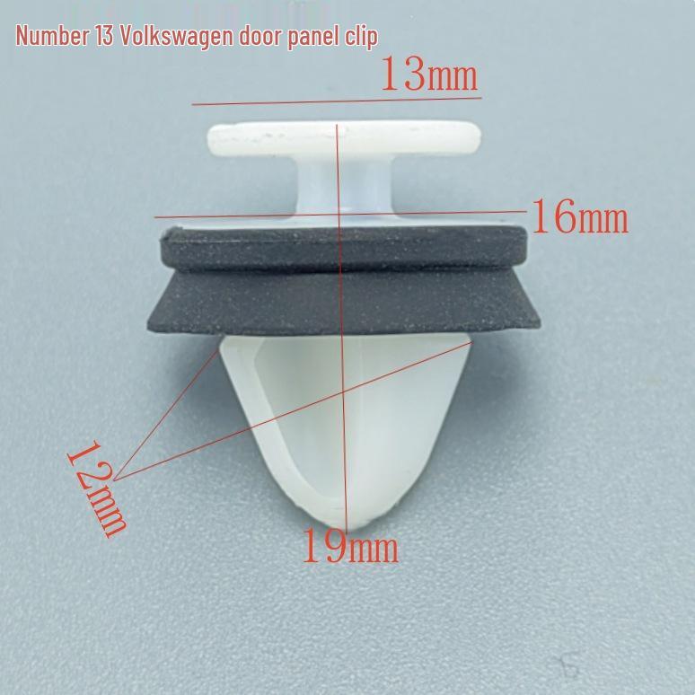 Universal Nylon Door Panel Clip: Car Interior, Tailgate, Trim Fastener