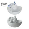 Blue Dome Ring Holder Santorinistyle Catchall Bowl Catch All Tray Organizer Greek Island Organizer Desktop Decor Shell Small Accessory Storage for