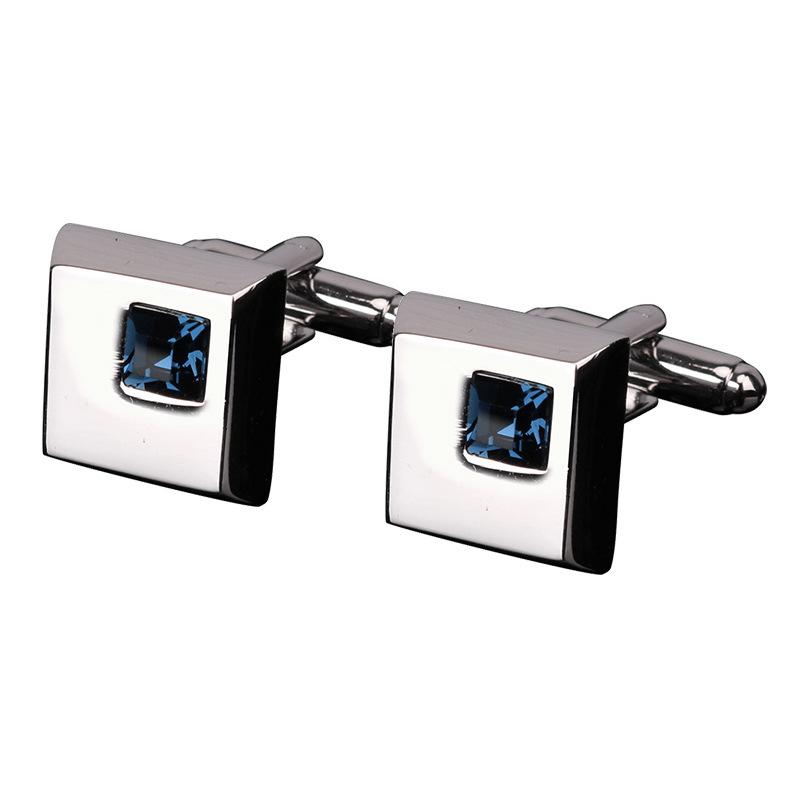 French Shirt Cufflinks Business Crystal Cuff Nails Men'S High-End Shirt Buckles Cuff Buckles Men'S And Women'S Gift Boxes