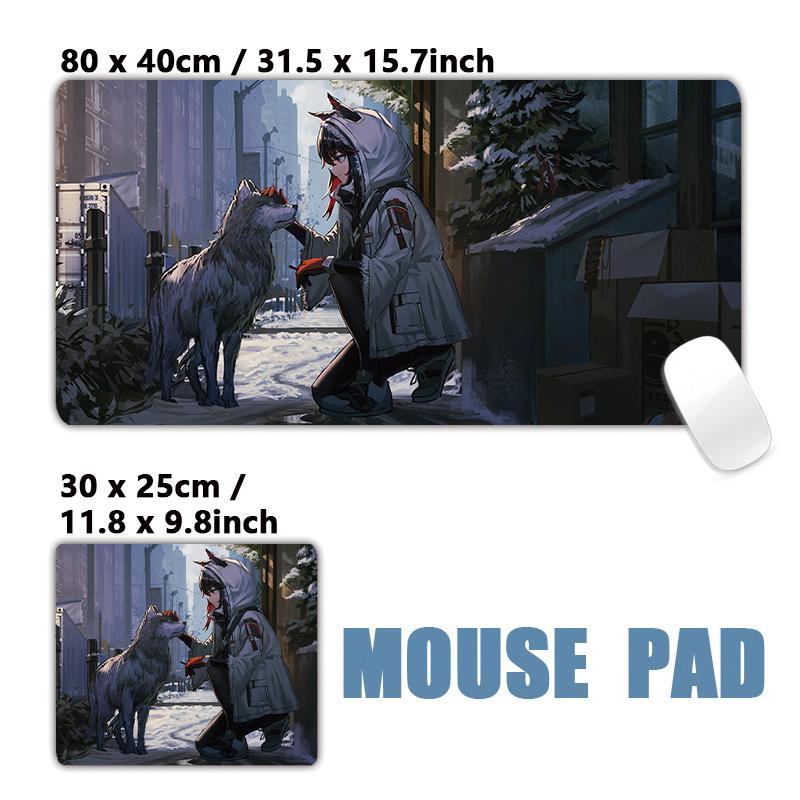 Arknights Endfield Exusiai Dusk Kaltsit Laevatain Gaming Girls Mousepad XXL Keyboard Desk Mat
