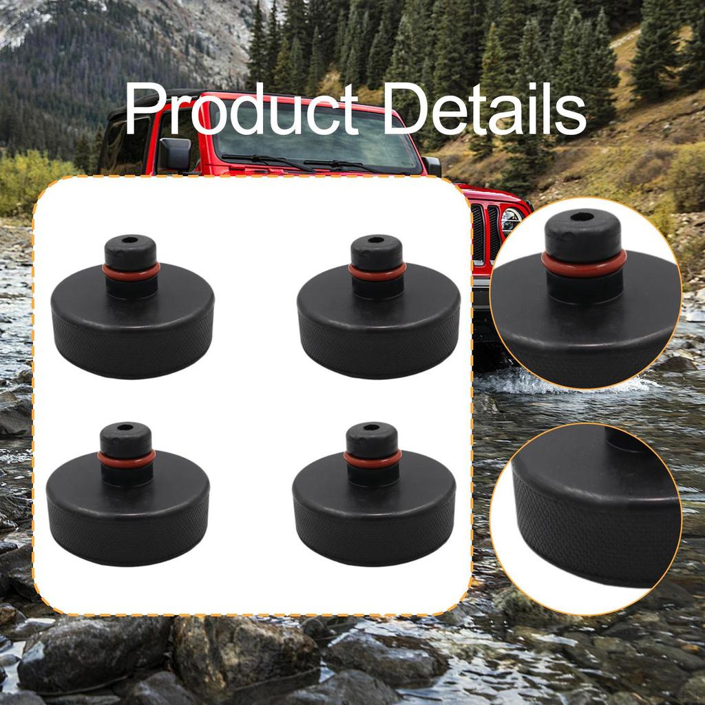 4x Lifting Jack Pad Points Adapter Heavy Duty Lift Rubber Protector for Model x S