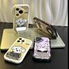 Hollow rabbit puppy suitable for Apple 17 mobile phone case iPhone16Pro/Xiaomi/oppo anti-drop all-inclusive case
