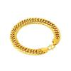 Men's Domineering Gold-Plated Brass Whip Bracelet by Sikkim Fashion