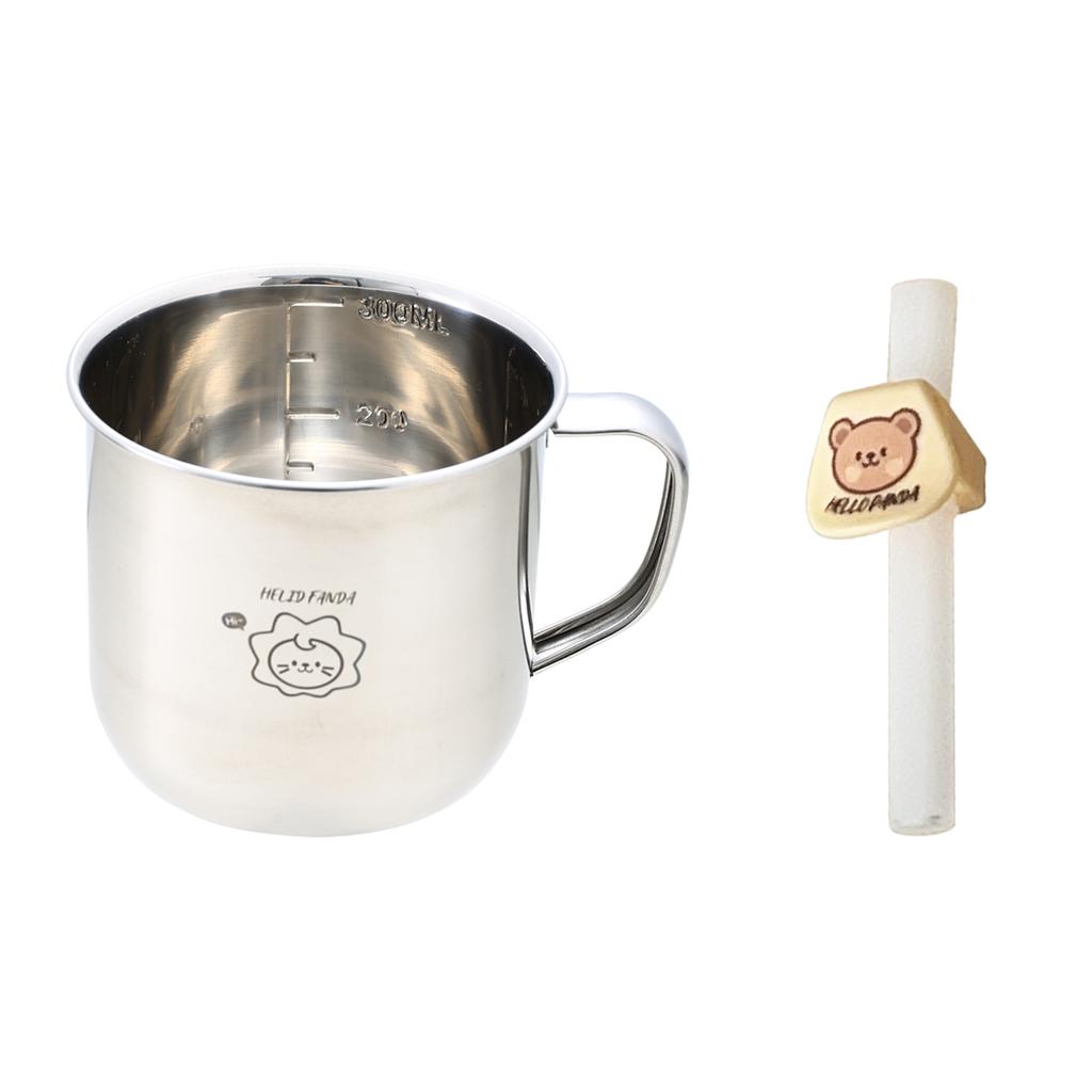 300ml 304 Stainless Steel Drinking Cup For Kids Students 300ML Tumbler Durable Anti Drop Mug Portable Milk Coffee Cup Drinkware