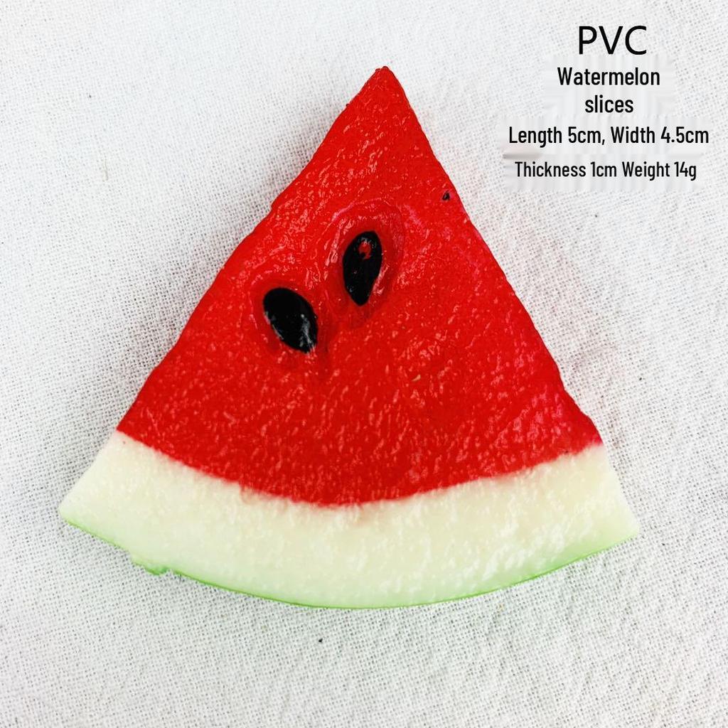 Simulation Fruit Models: Lemon, Orange, Strawberry, and Watermelon Slices for Decoration & Photography Props