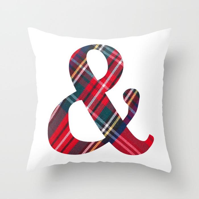 New Christmas Polyester Pillowcase Car Pillow Sofa Cushion Christmas Gifts