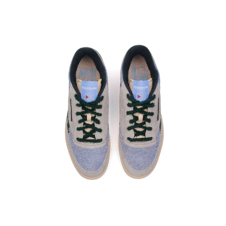 Brain Dead X Reebok Club C Revenge Ecru Dark Forest Unisex Sneakers Grey Tin-Grey GX9592