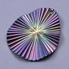 Personality Rainbow Irregular Round Heart Oval Stainless Steel Charm For Jewelry Making Bulk Supplies DIY Simple Earring Pendant