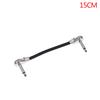 6.35 Guitar Patch Cable Wire Right Angle Effect Instrument 15/20/30Cm Pedal