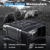 196*130*75mm 1080P binokulární digitální zařízení pro noční vidění 10megapixelový infračervený optický výkonný binokulární dalekohled 5x digitální zoom pro lov