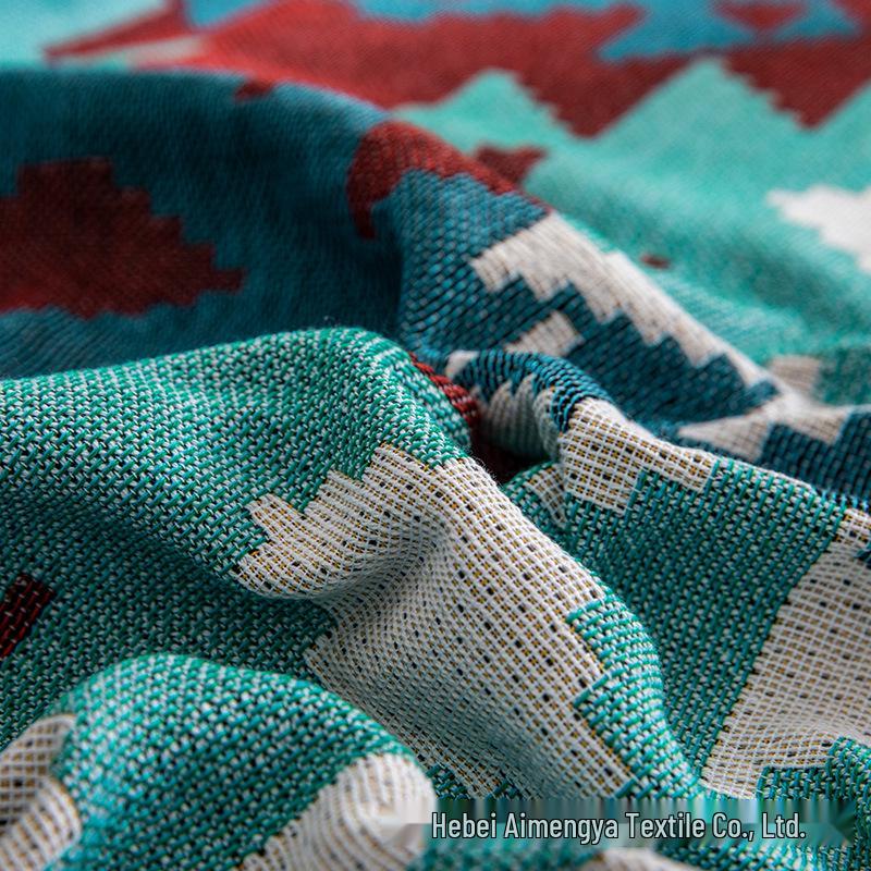 Nordic Double-Sided Full Cover Sofa Blanket and Cushion Cover Set