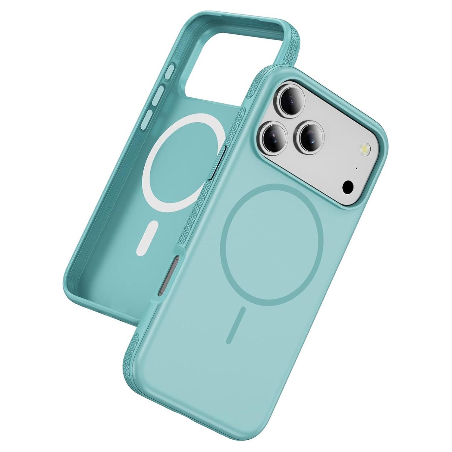 

For iPhone 17 Pro Case Compatible with MagSafe PC + TPU Anti-Slip Side Edge Phone Cover