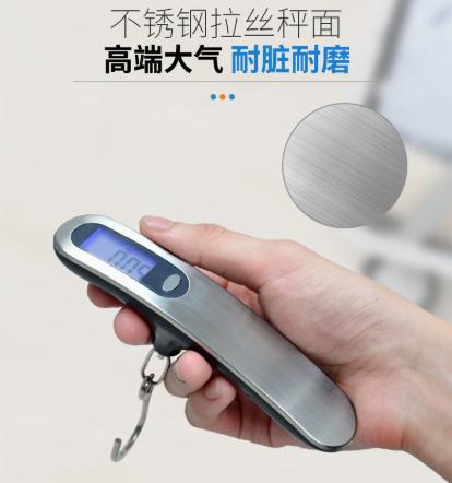 Rechargeable Digital Handheld Scale, Portable Electronic Hanging Scale for Luggage, Travel and Household Weighing