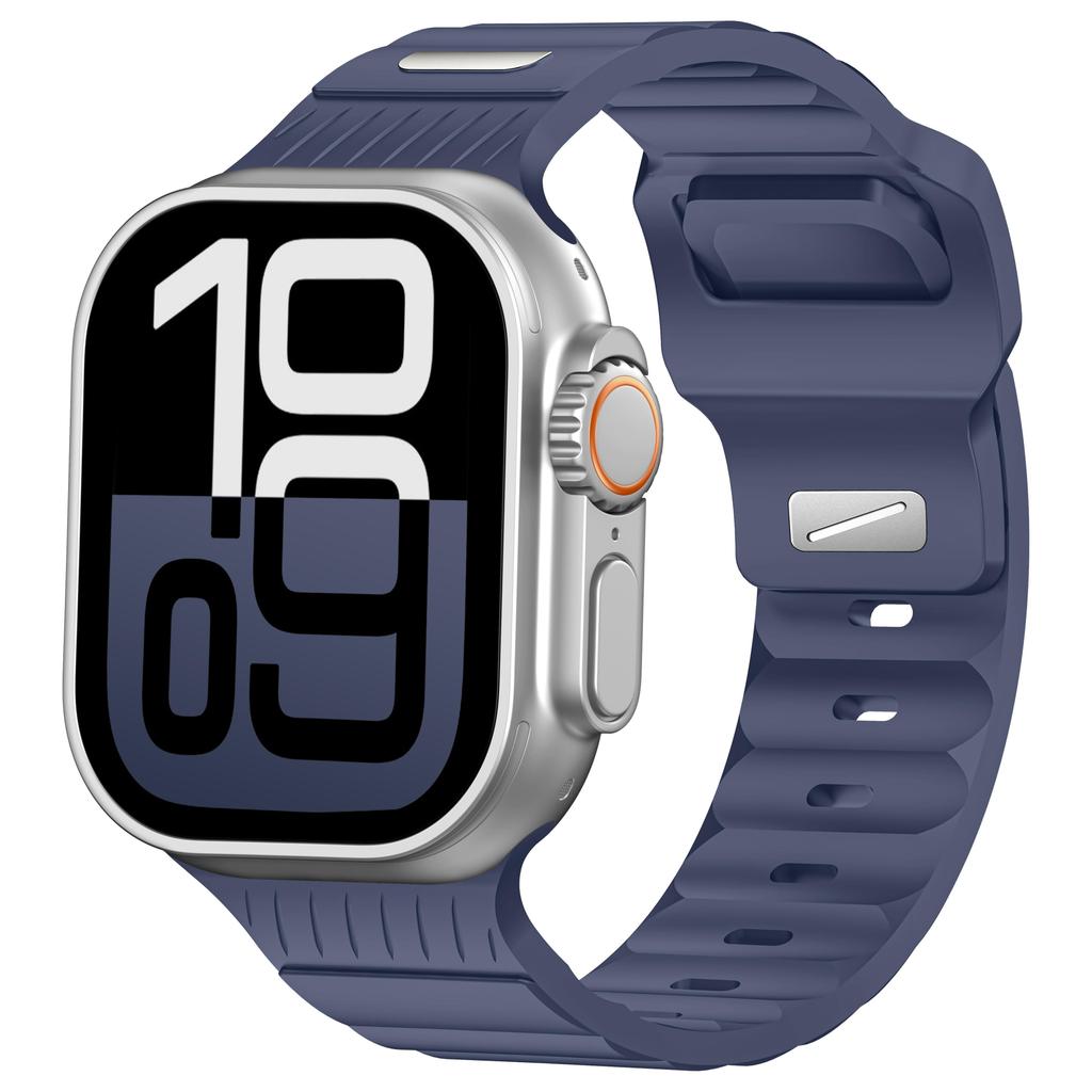 Night Glowing Sport Silicone Strap Correas Bracelet For Apple Watch Ultra Band for iWatch 42mm 44mm 45mm 46mm 49mm Watch Series 11 10 9 8 7 6 5 SE3