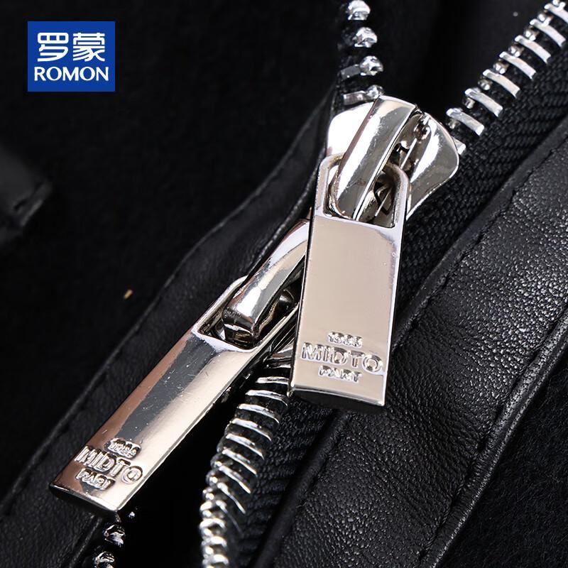 ROMON Men's Luxury Cashmere Wool Blend Short Coat