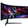 Ecran PC Gamer Incurvé - SAMSUNG - 57" - DUHD - 240Hz - Dalle VA mini LED - 1ms - Ajustable en hauteur - Odyssey Neo G9 G95NC