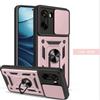 Wytrzymałe etui Armor z przesuwaną osłoną aparatu i pierścieniem magnetycznym obracanym o 360 stopni na PC+TPU dla Oneplus 15 15R, odporne na wstrząsy klasy wojskowej