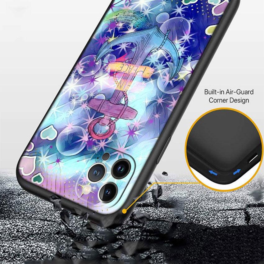 PP1 Anchor Sailor Soft Shell Phone Case for Samsung Galaxy S20 S21 S22 Ultra FE + Plus A21S A22 A24 A25 A26 A30 A30S A31