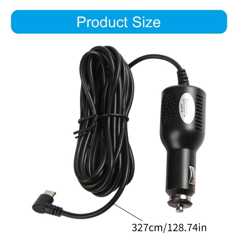 Fast Speed 5V3A USB C Car Chargers Cable with ABS Construction for Long In Car Use