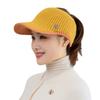 Lightweight Knit Open Top Hat For Women With Letter Embroidery For Outdoor Warmth