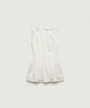 Deobanes Flower Eyelet Sleeveless Dress_White