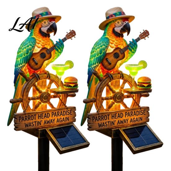 Pathway Solar Light Parrot Garden Light LED Powered Tropical Bird Outdoor Waterproof