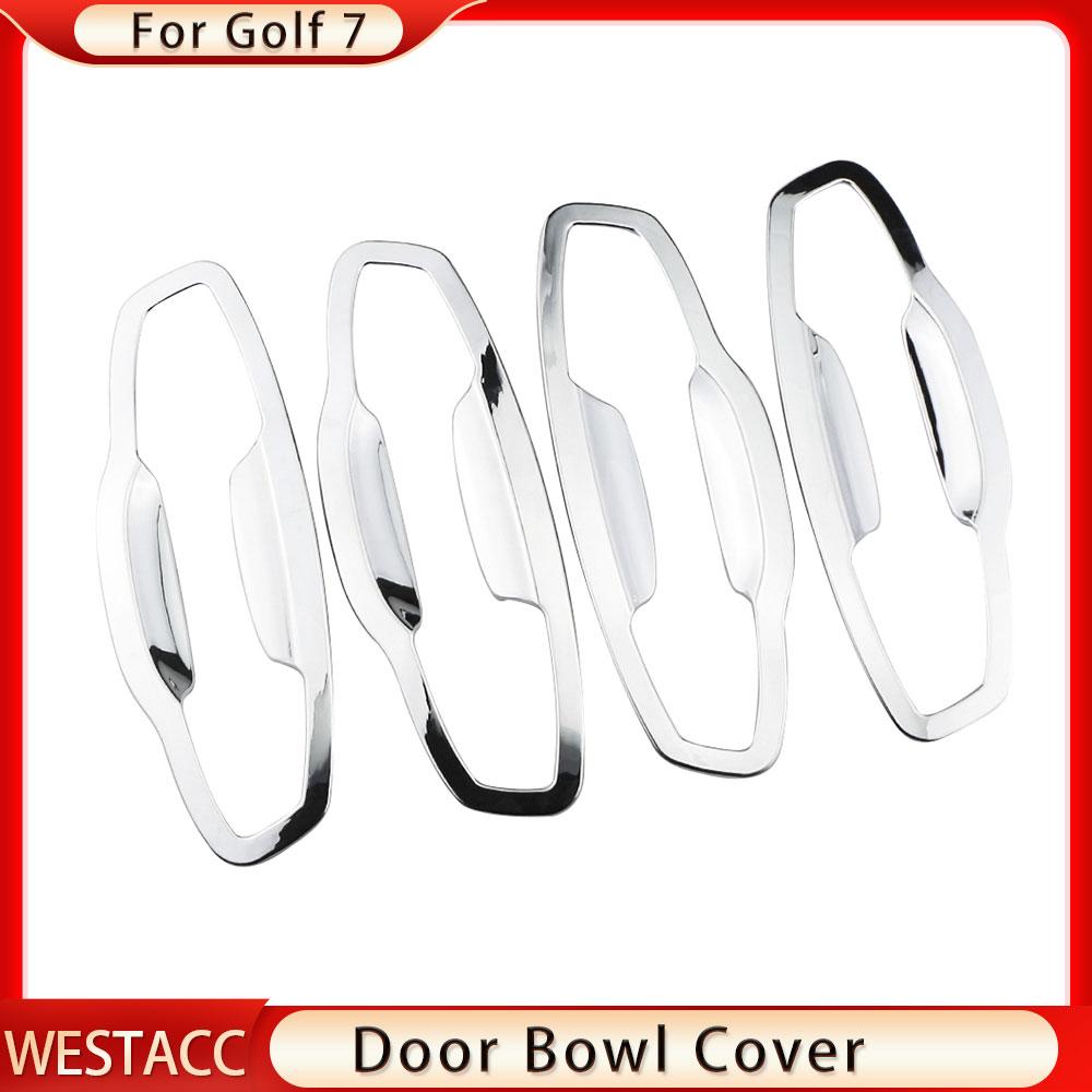 Auto Türgriff Abdeckung Tür Schüssel Abdeckung Aufkleber Trim für Volkswagen VW Golf 7 VII MK7 GTI R GTE GTD MK7.5 2012-