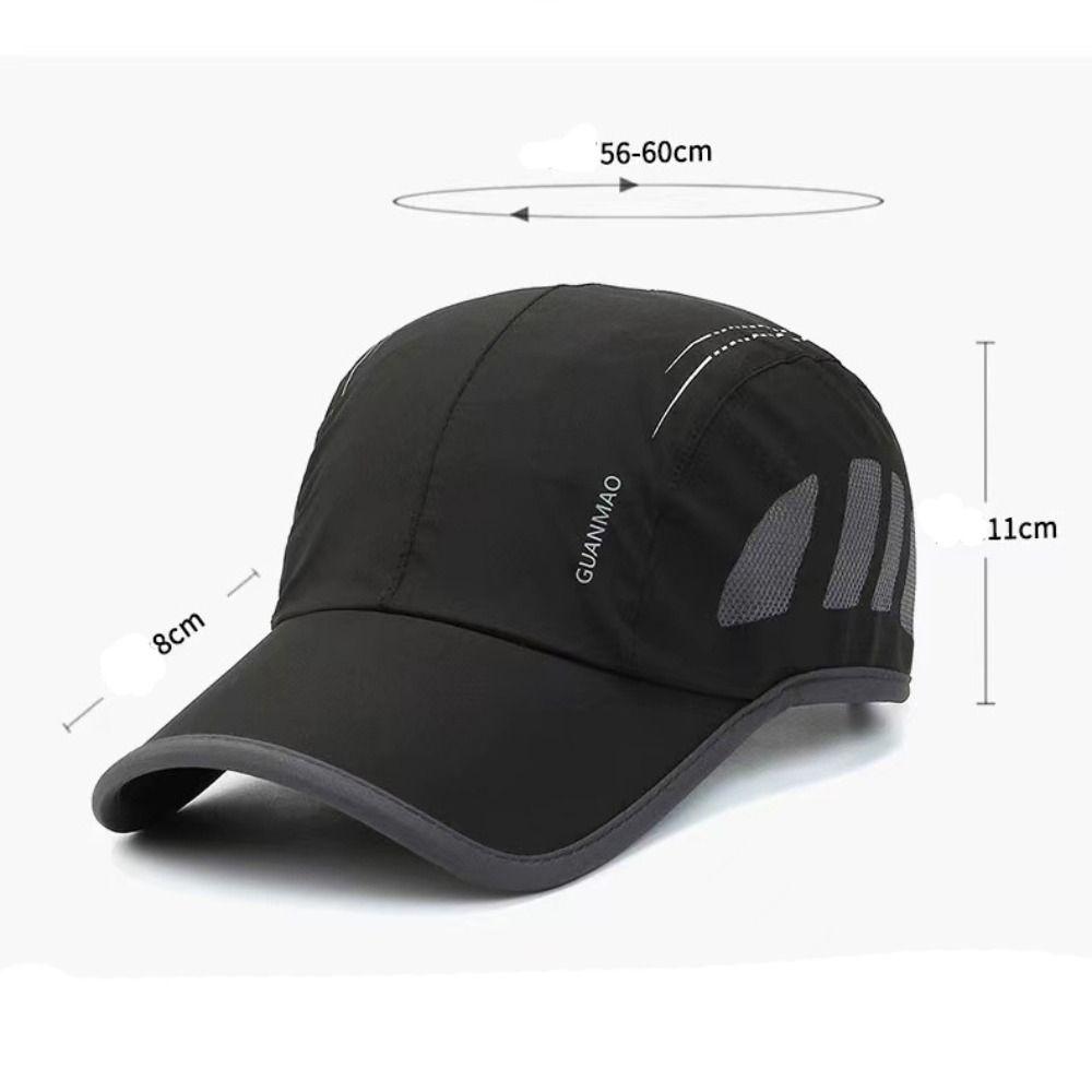 Breathable Sports Golf Baseball Cap Adjustable Summer Sun Hat New Quick-Drying Mesh Peaked Cap