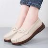 Women Black Moccasins Driving Shoes Flats White Casual Nurse Loafers Grey Minimalist Maternity Shoes Large Size