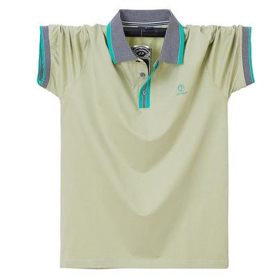 Business Casual Men's Short-sleeved POLO Fir Plus Size Lapel T-shirt Men's Summer Versatile Formal Tops T-shirt