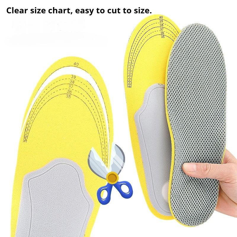2Pcs/4Pcs New Men Women Flat Foot Orthotic Insole Breathable Mesh Arch Support Insoles Soft Comfortable Shoe Pads