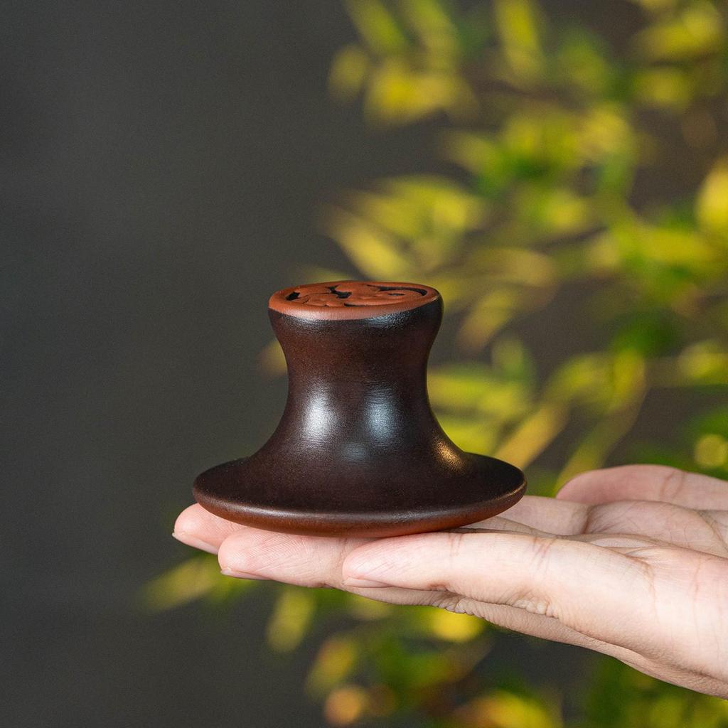 Creative Purple Sand Handmade Pot Lid Holder for Kung Fu Tea Ceremony