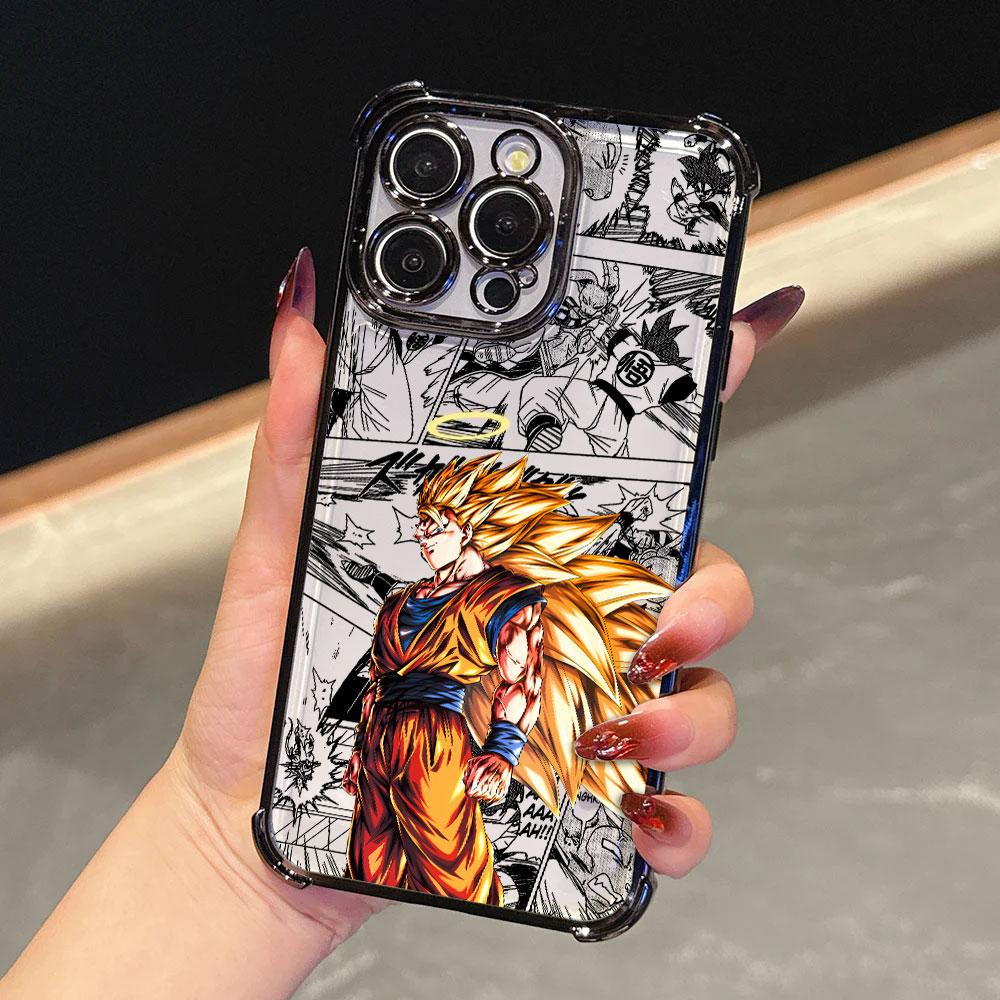 Dragons B-Ball Z Anime Soft Funda For iPhone 18 17 Pro 16 15 14 13 12 11 Pro Max Case 17 Plus 17E 16E 17Air Protection Phone Cover