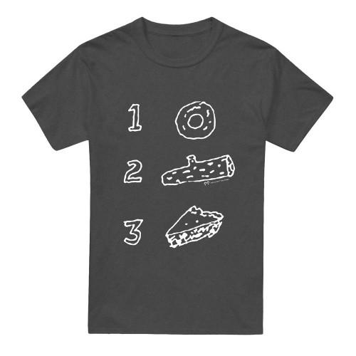 Twin Peaks Unisex Adult Pie Log Donut T-Shirt
