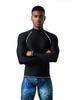 Shabate Men's Quick-Dry Diving Suit: Long Sleeve Sun Protection, Slim Fit, Jellyfish-Resistant Top for Snorkeling.