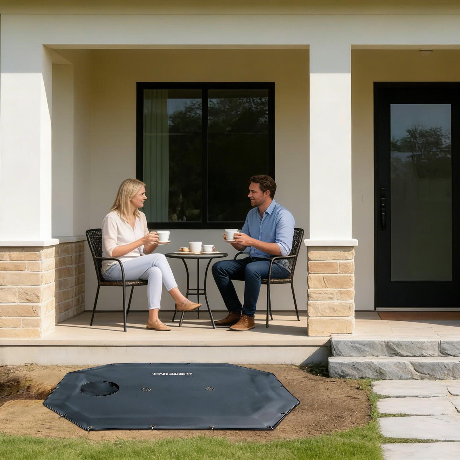 Rain Collection System Underground Embedded Rainwater Catcher Embedded Water Collector For Garden Outdoor Backyard Lawn Deck China Mainland