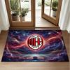 AC Milan Design Crystal Velvet Rug Soft Decorative Mat for Bedroom Entrance