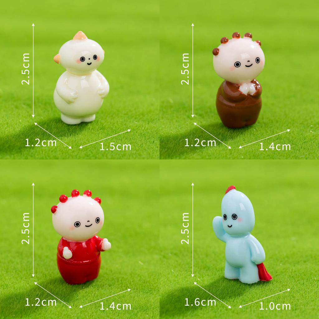 In The Night Garden Micro Landscape Creative Cute Garden Baby Doll Resin Decor For Desktop And Car