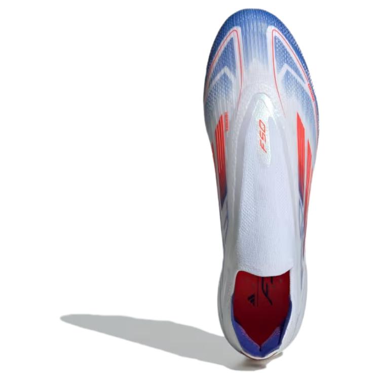 Adidas F50 Elite Schnürsenkellos Fg Cloud White Solar Red Lucid Blue Sneaker IF8819