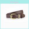 Ladies Leather Belt With Alloy Buckle For Business Casual And Denim Styling