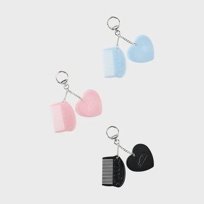 COMB & HAND MIRROR KEYRING