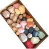 Colorful Stacking Stones, Set of 36, Building Blocks, Educational Toy for Cognitive Development, Seniors, Kids, Wooden Building Blocks (36 Pieces)