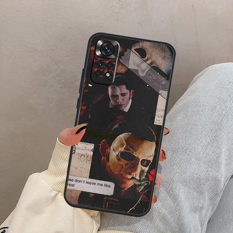 

The Phantom of the Opera Case For Xiaomi Redmi Note 12 Pro 8 9 10 11 Pro Note 11S 9S 10S 9A 9C 9T 10C 12C Cover Redmi Note 12 5G