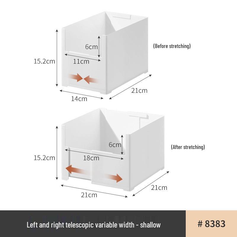 Teleskopowy Stojak do Przechowywania pod Zlewem - Wielofunkcyjny Organizer do Szafki Bez Wiercenia