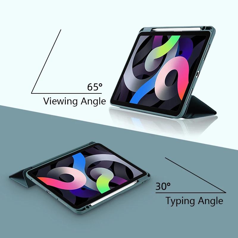 New Y-fold Acrylic Case for IPad A16 11th Pro M5 Air 13 11 12.9' 9 8 7 6 5 4 10th M3 M2 M4 Mini 7 Funda Shockproof Cover