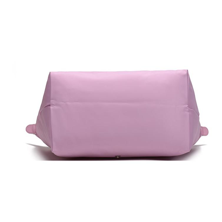 Longchamp Le Pliage Club 31 Foldable Nylon Canvas And Leather Tote Bag Women Tote Bag Pink 1899619P36