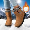 Waterproof Winter Boots for Women Plush Snow Boots Woman Platform Ankle Boots Warm Cotton  Shoes