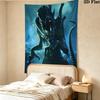 Alien Wall Tapestry Aesthetic Wall Hanging Printed Fabric Blanket Decorative Tapestries For Bedroom Living Room Home Decor